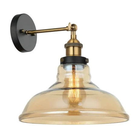 Kinkiet loft HUBERT MBM-2381/1 GD+AMB - Italux